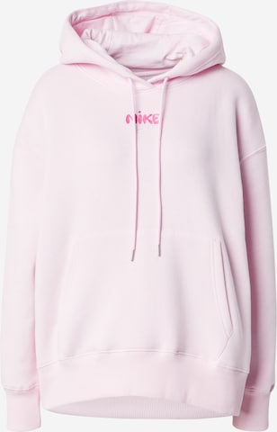 Nike Sportswear Свитшот 'PHNX FLC' в Ярко-розовый: спереди