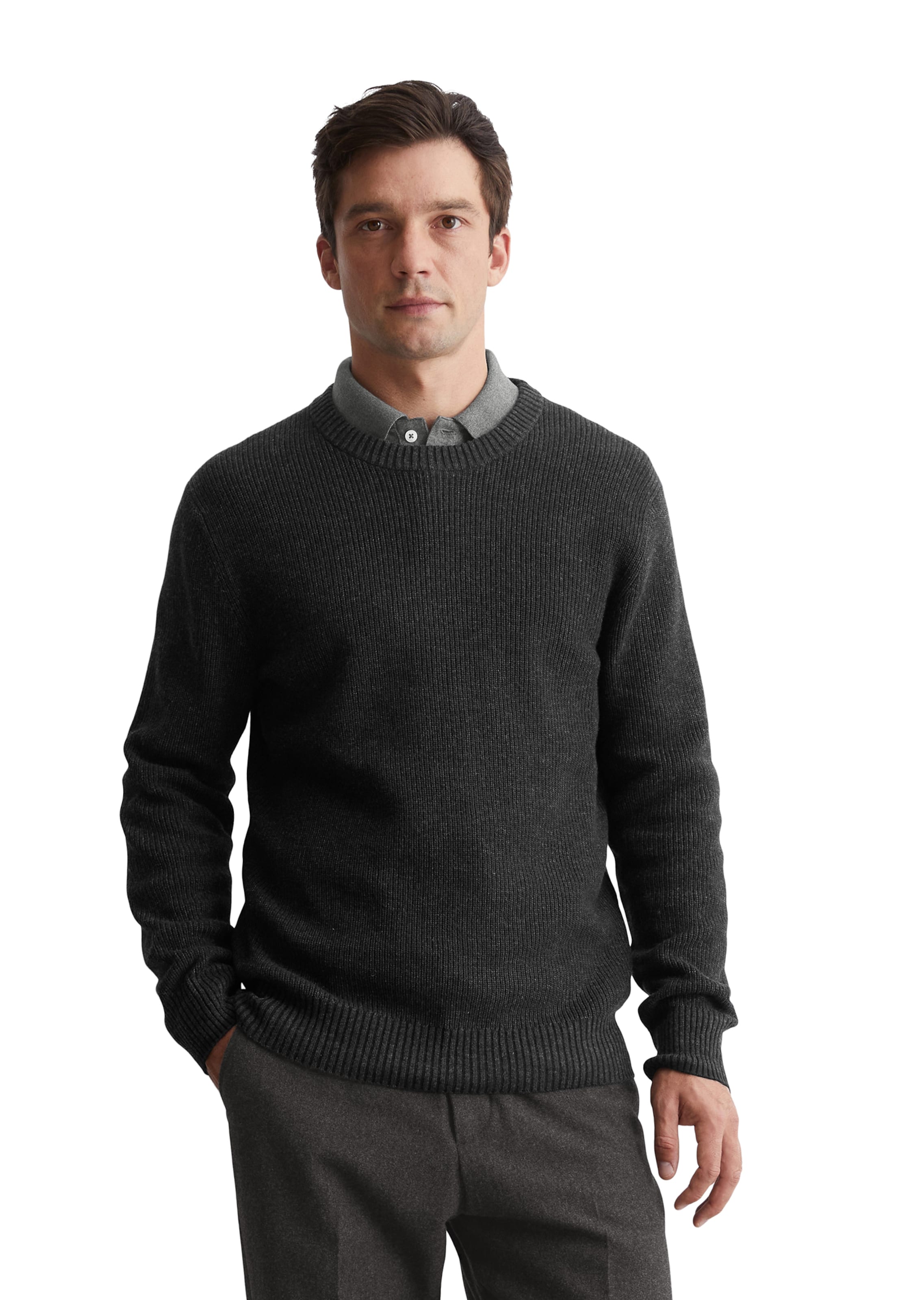 Marc O'Polo Sweater in Black: front