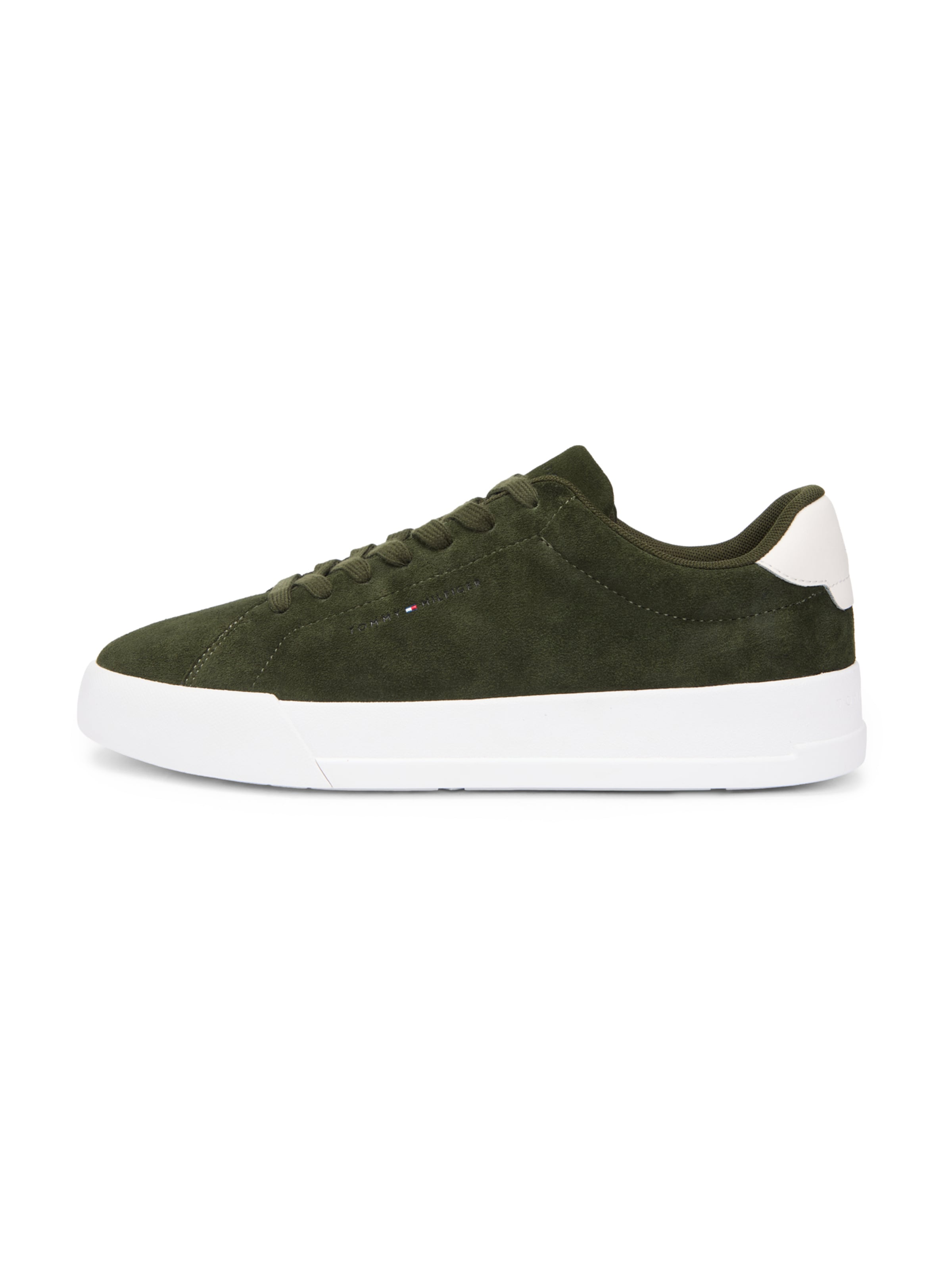 TOMMY HILFIGER Sneakers laag 'COURT CORE' in Groen: voorkant