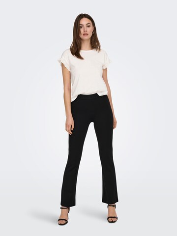 Bootcut Pantaloni 'Pretty' de la JDY pe negru