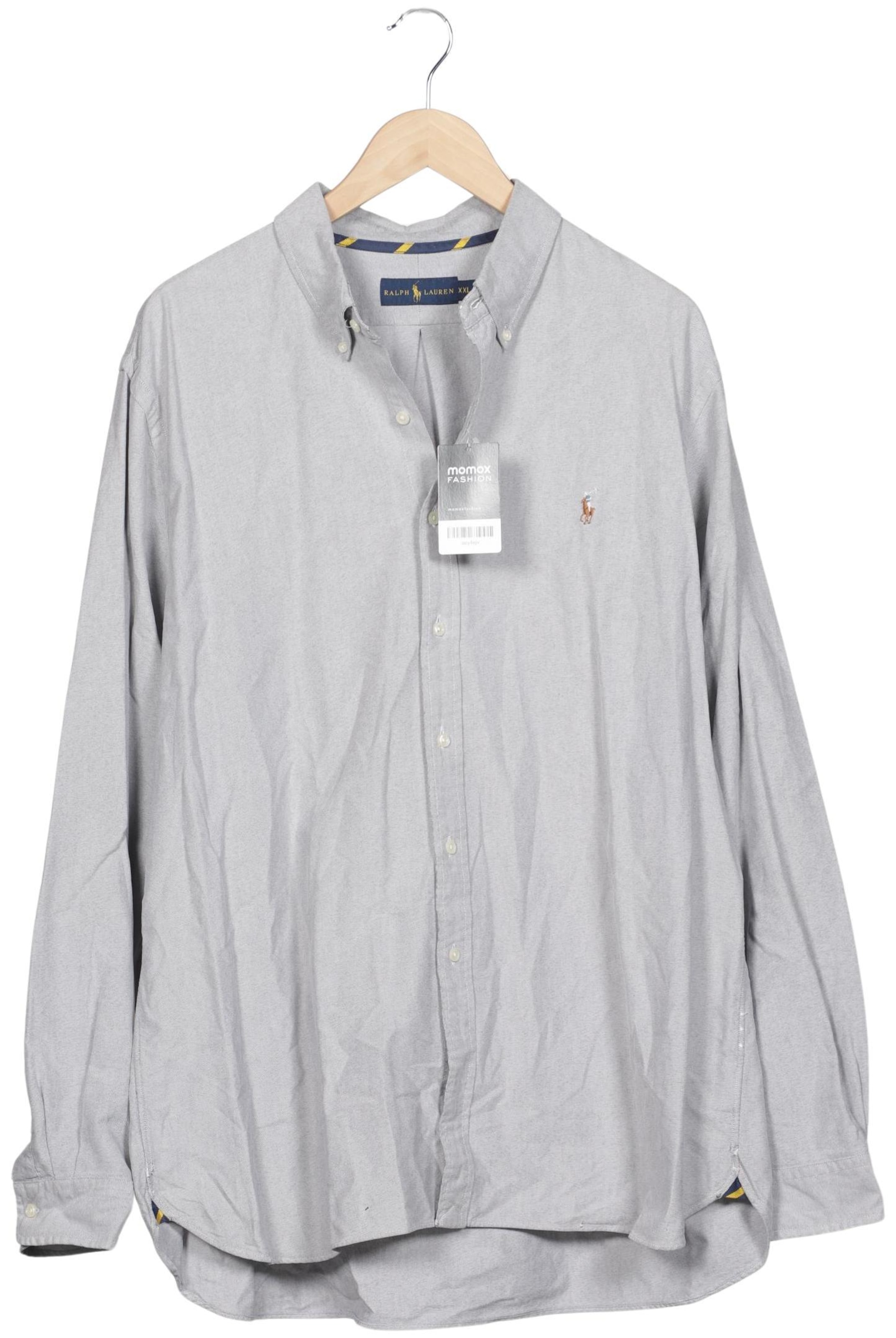 Polo Ralph Lauren Button Up Shirt in XXL in Grey: front