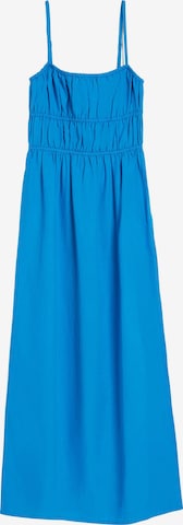 Bershka Letnia sukienka w kolorze niebieski: przód