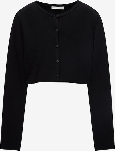 Pull&Bear Strickjacke in schwarz, Produktansicht