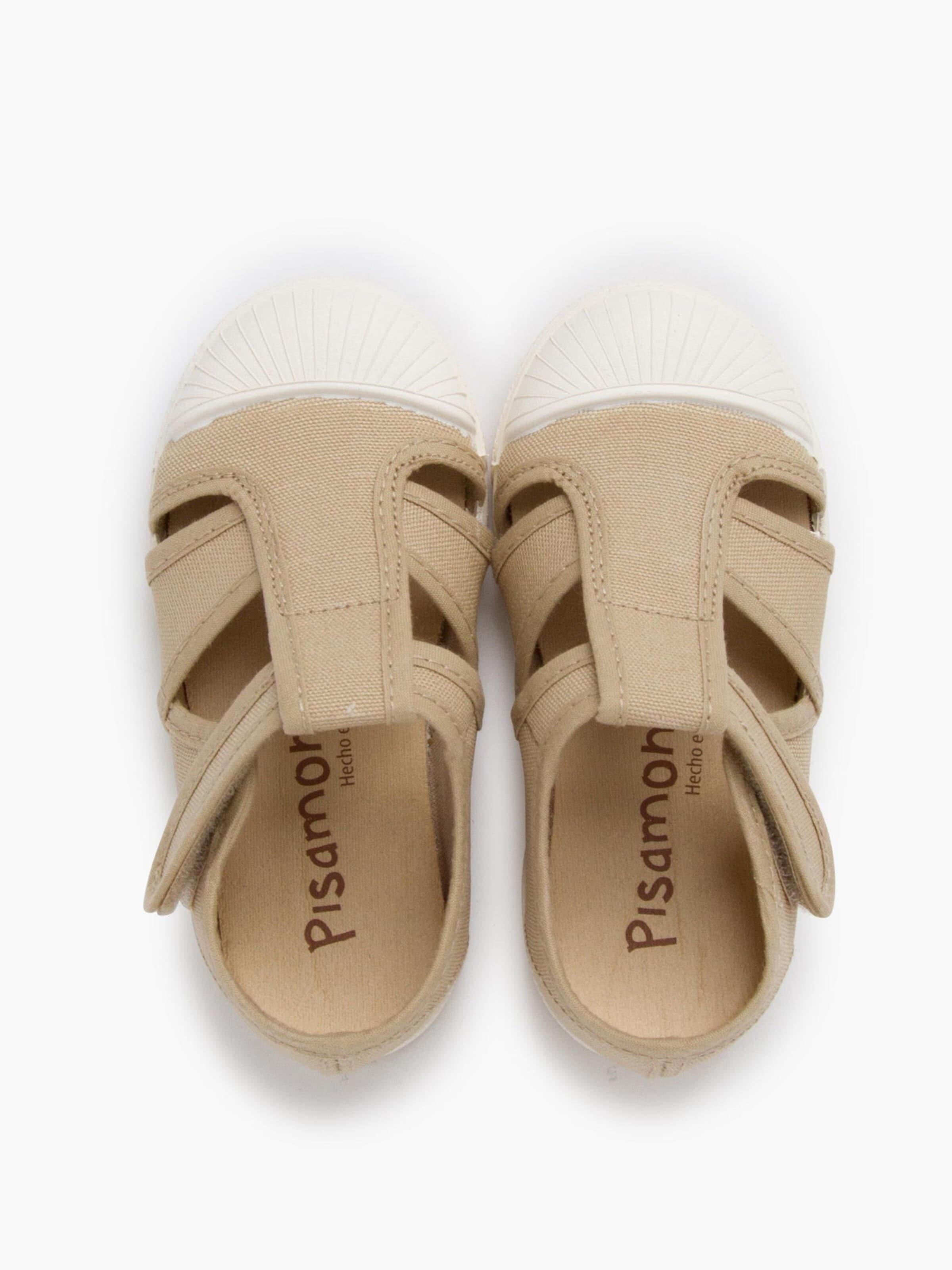 Pisamonas - Sapatos abertos em bege