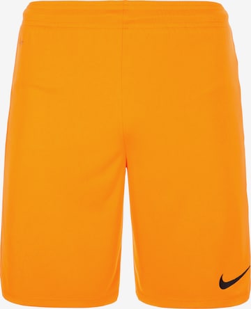NIKE Workout Pants 'Park II' in Orange: front