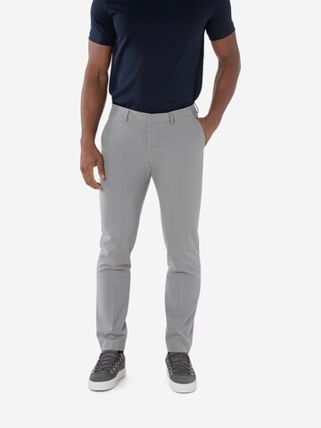 BENVENUTO Slim fit Pants 'IAGO' in Grey: front