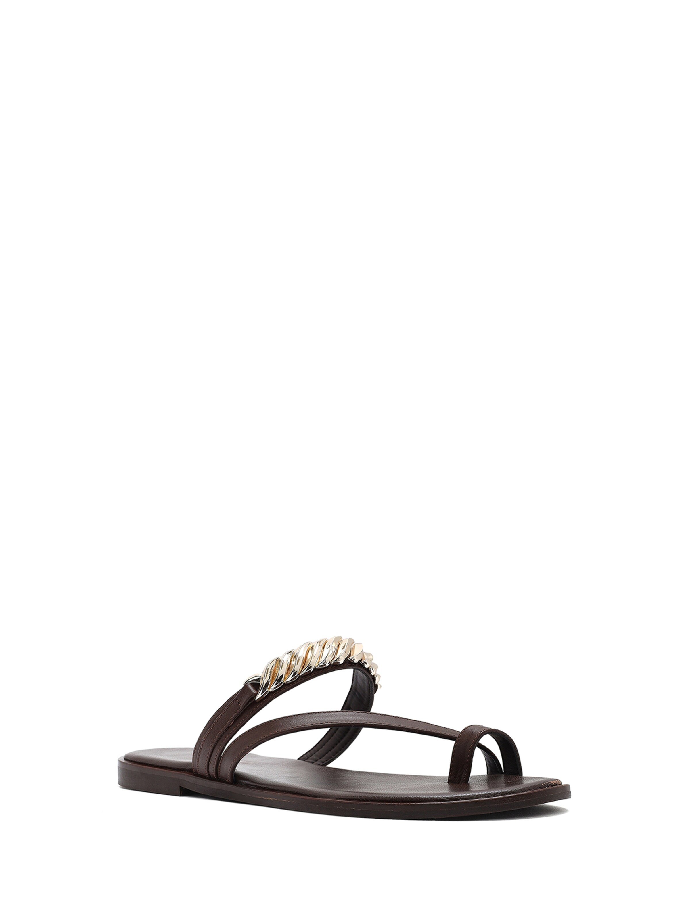 Flip-flops de la Derimod pe maro