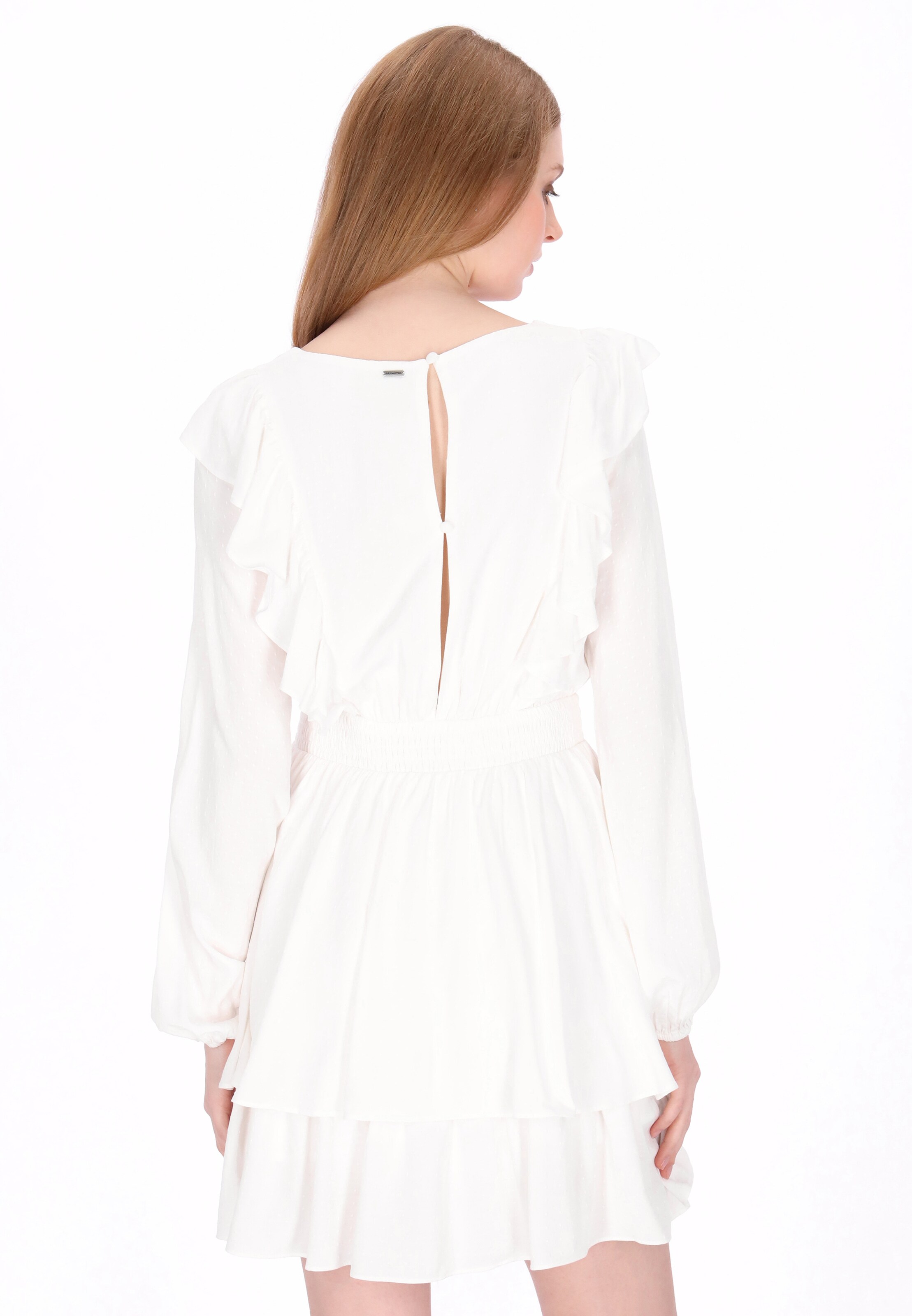DreiMaster Vintage - Vestido en blanco