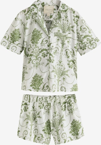 LAURA ASHLEY - Pijama de pantalón corto en verde: frente