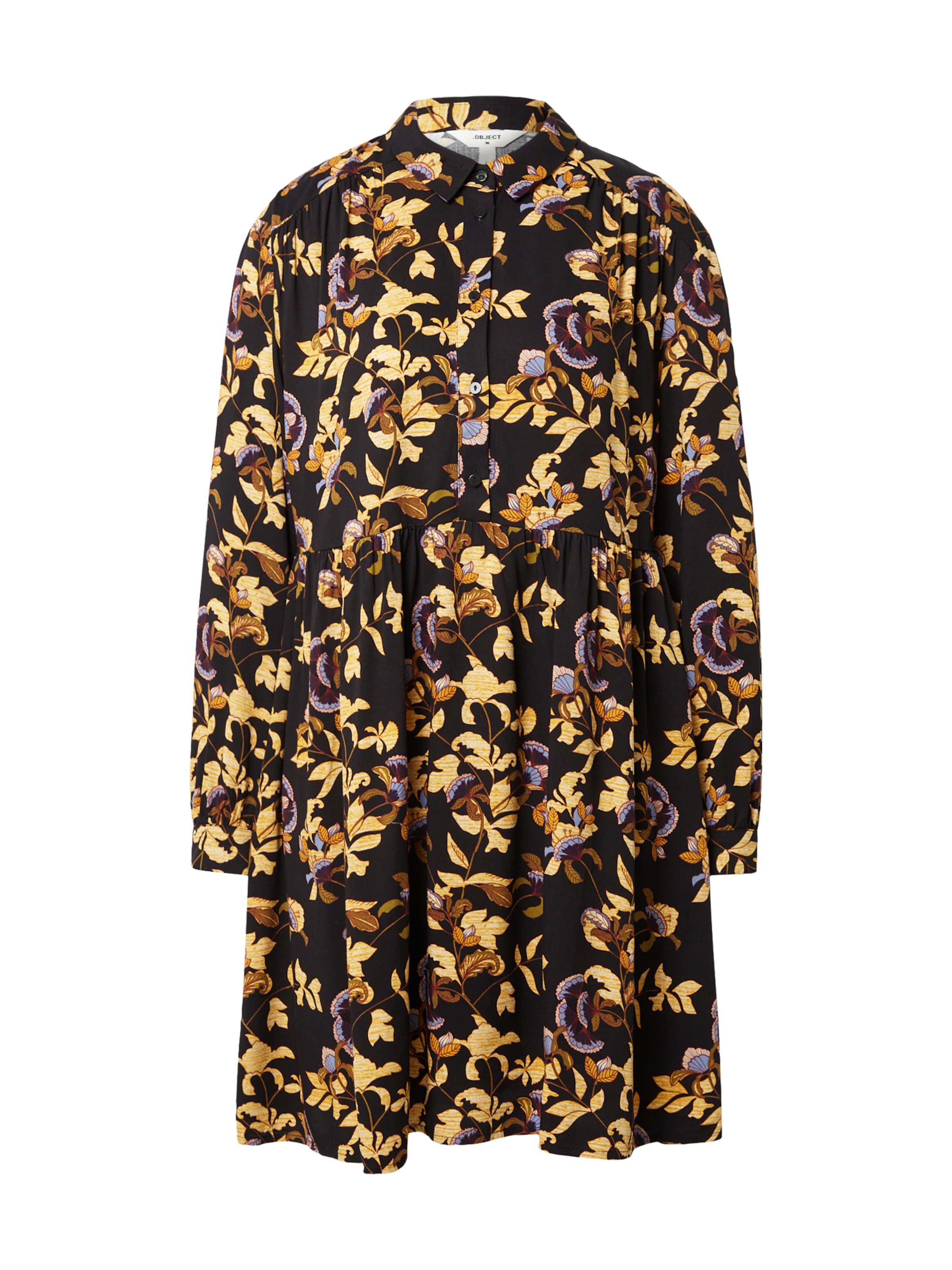 OBJECT Shirt dress 'Laila Liliti' in Black: front