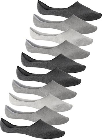 footstar Socken 'EVERYDAY!' in Grau: Vorderseite