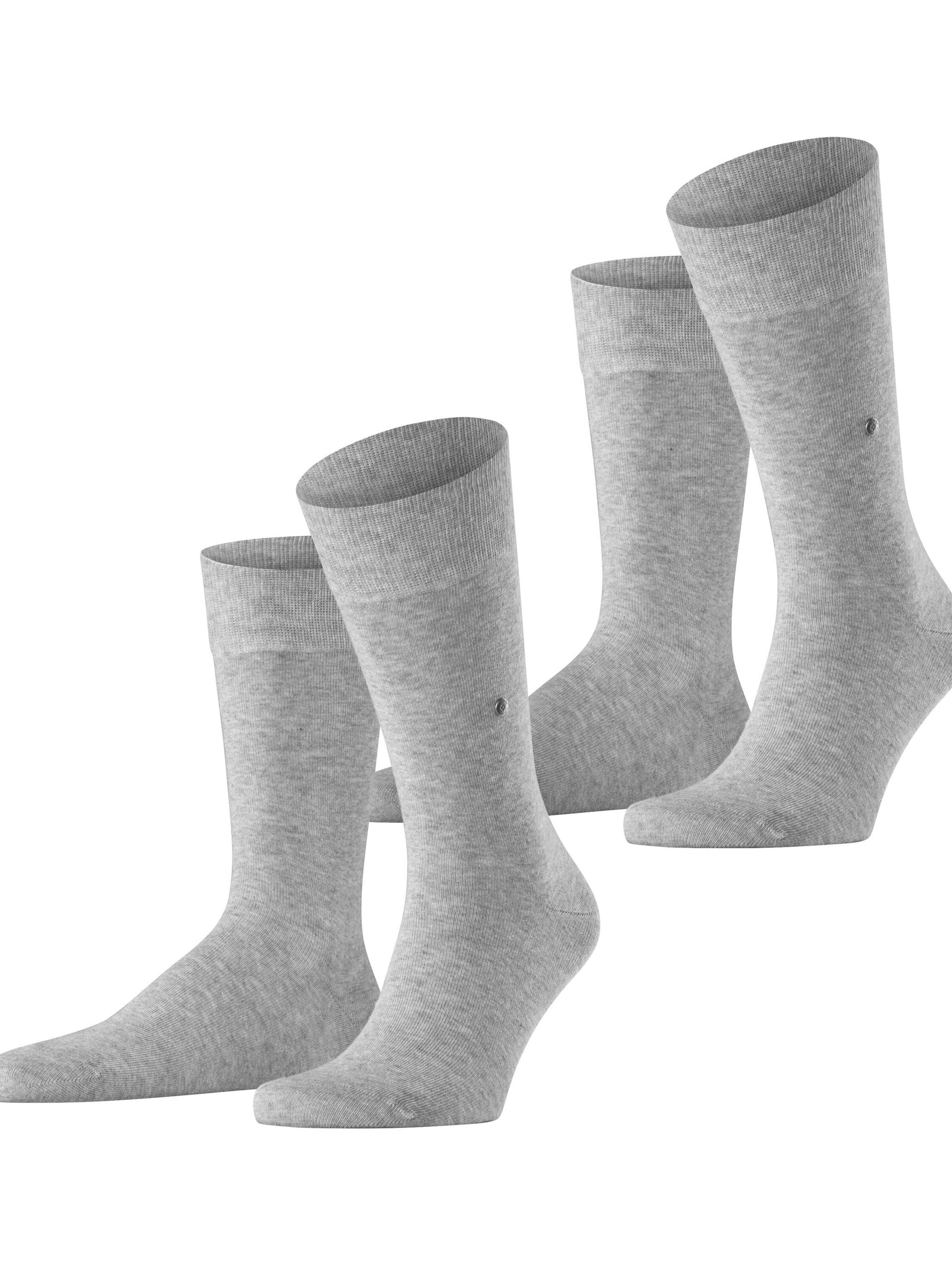 BURLINGTON Socks 'Everyday 2-Pack' in Grey: front