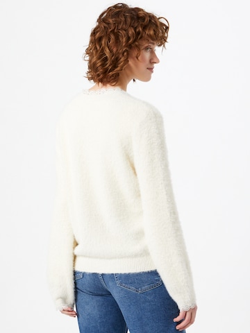 VILA Knit Cardigan 'VIFEA' in White