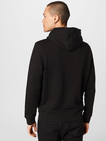 BOSS Orange Sweatshirt 'Wetalk' in Schwarz