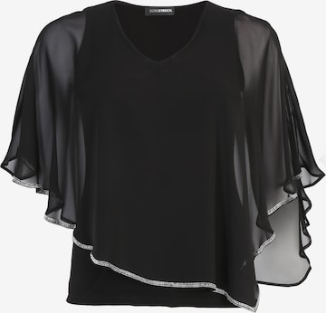 Doris Streich Chiffonbluse Bluse in Schwarz: predná strana