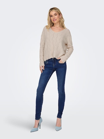 ONLY Skinny Jeans 'CORAL' in Blau