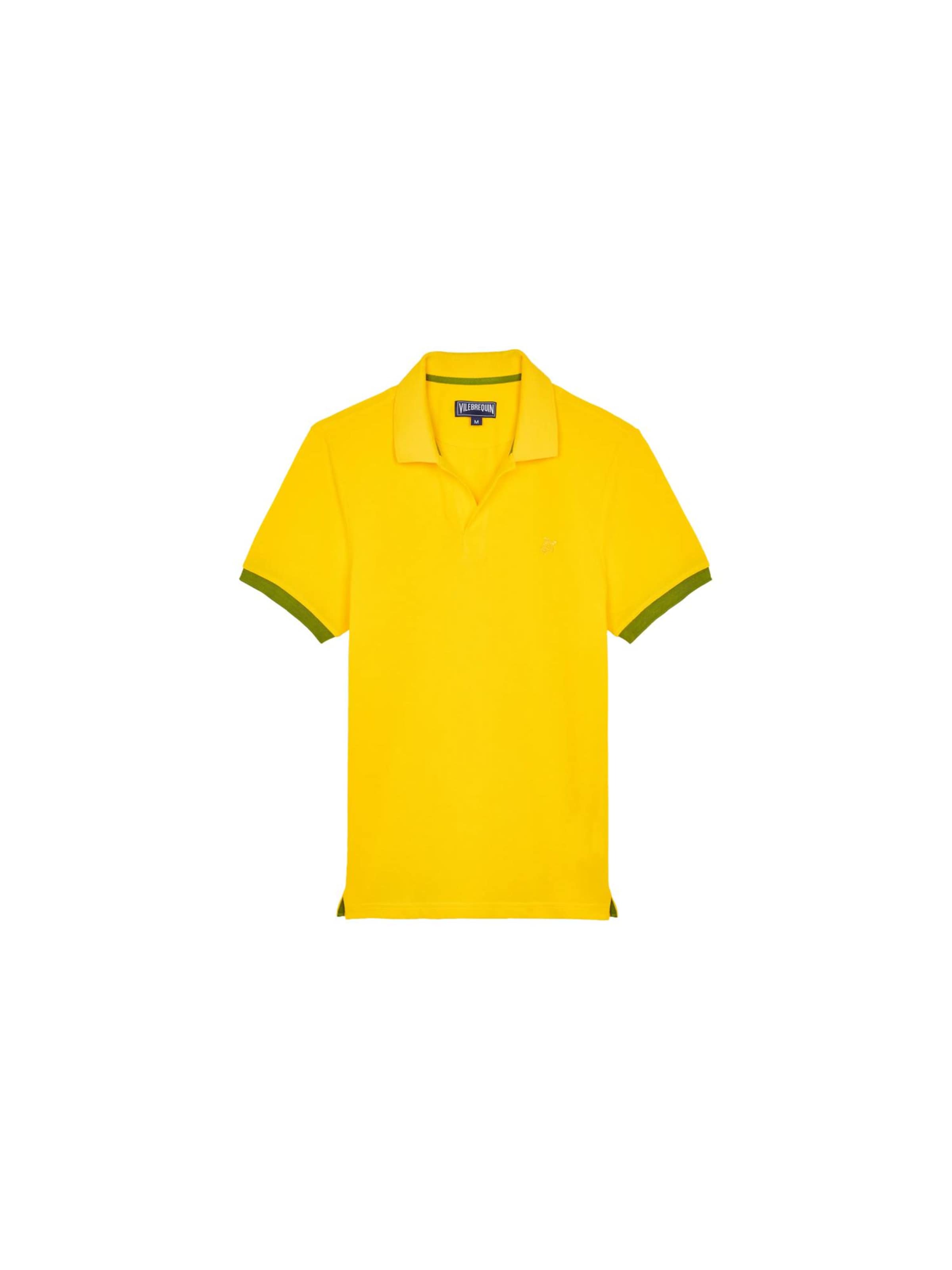 Vilebrequin Shirt in Geel: voorkant