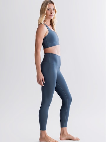 Hey Honey - Skinny Leggings 'Cropped Cotton Touch' en verde