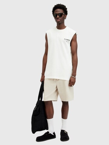 T-Shirt 'UNDERGROUND' AllSaints en blanc