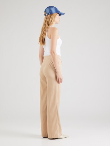 Wide Leg Pantalon à pince 'Sanja' ABOUT YOU en beige