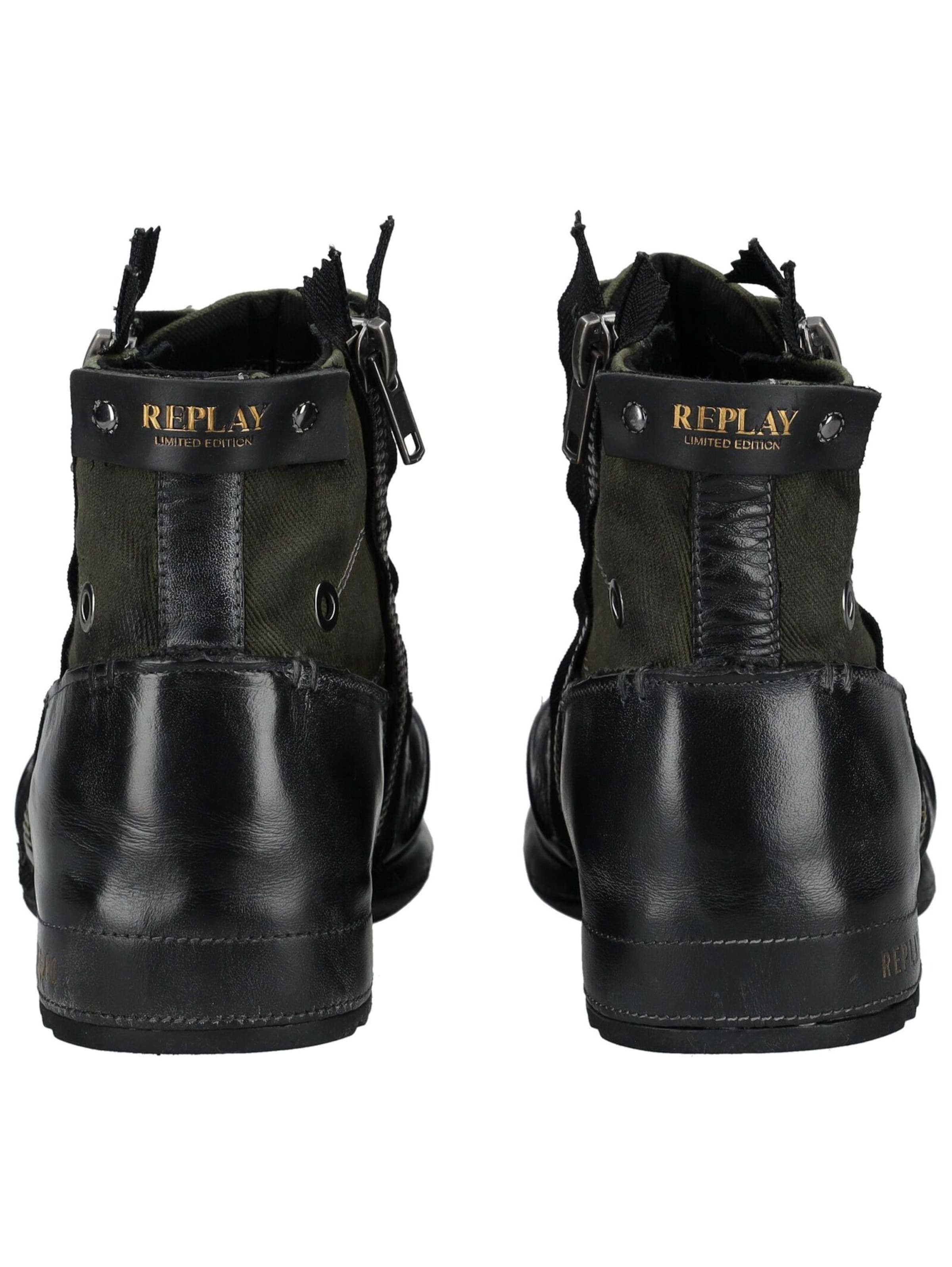 Sneaker alta di REPLAY in nero