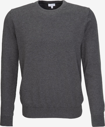 Pull-over ' Schwarze Rose ' SEIDENSTICKER en gris : devant