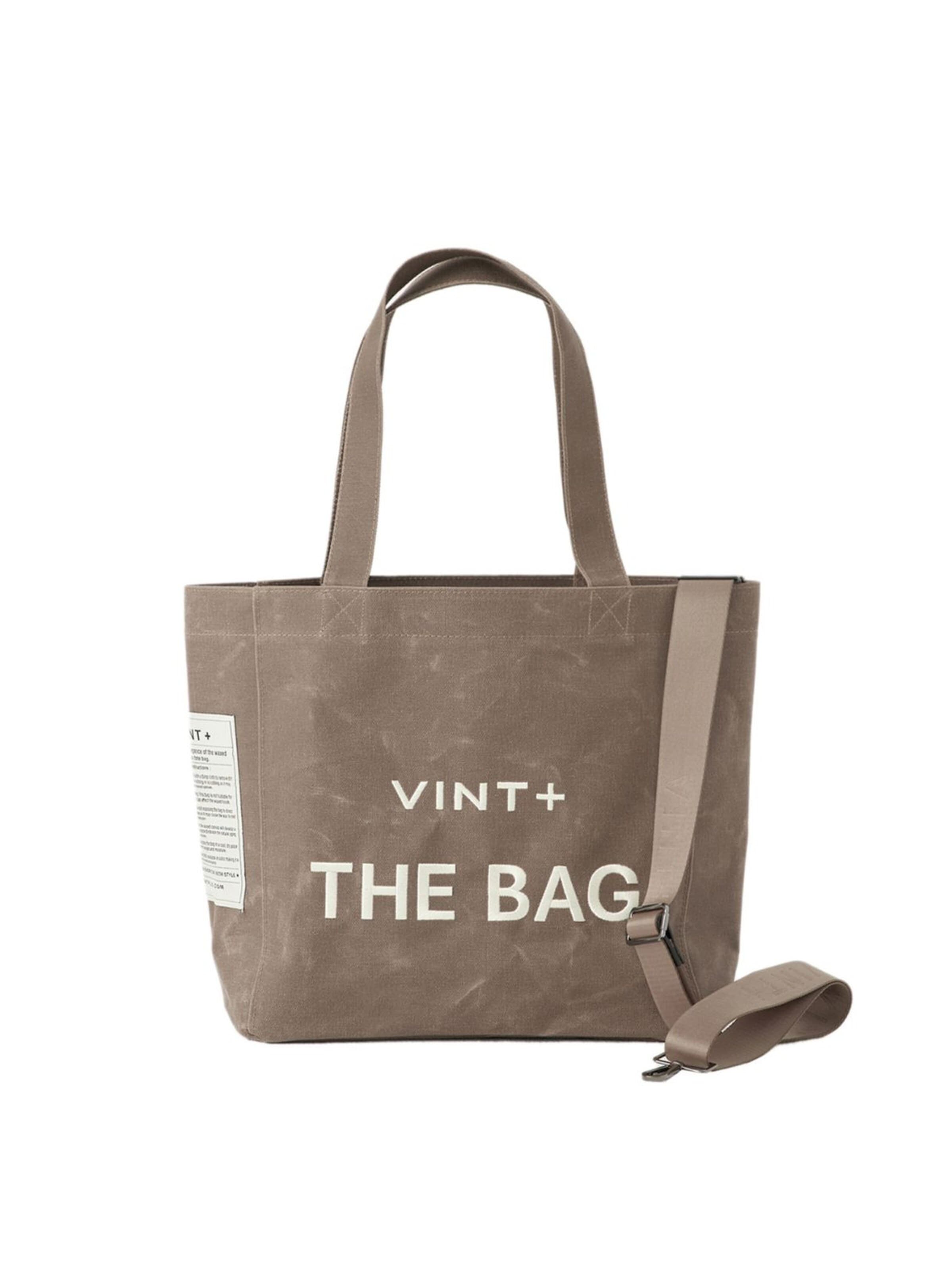 VINT+ Shopper 'Tote Bag Big' in Brown: front