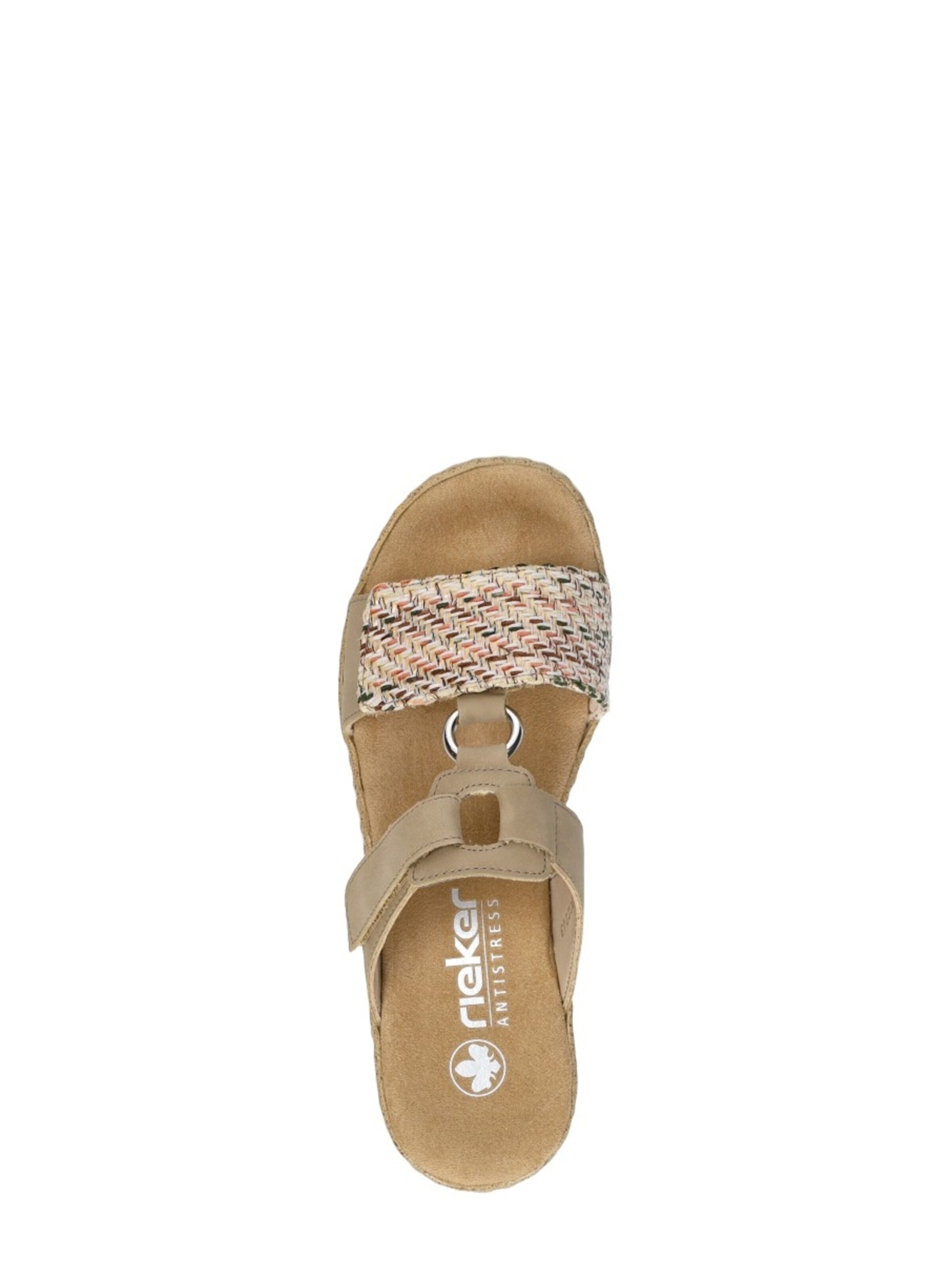 Rieker Huisschoenen 'Open Teen' in Beige
