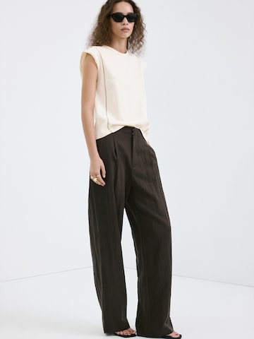 MANGO T-shirt 'MAREA' i beige