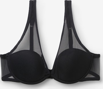 INTIMISSIMI Balconette BH 'INVISIBLE TOUCH' in Schwarz: Vorderseite