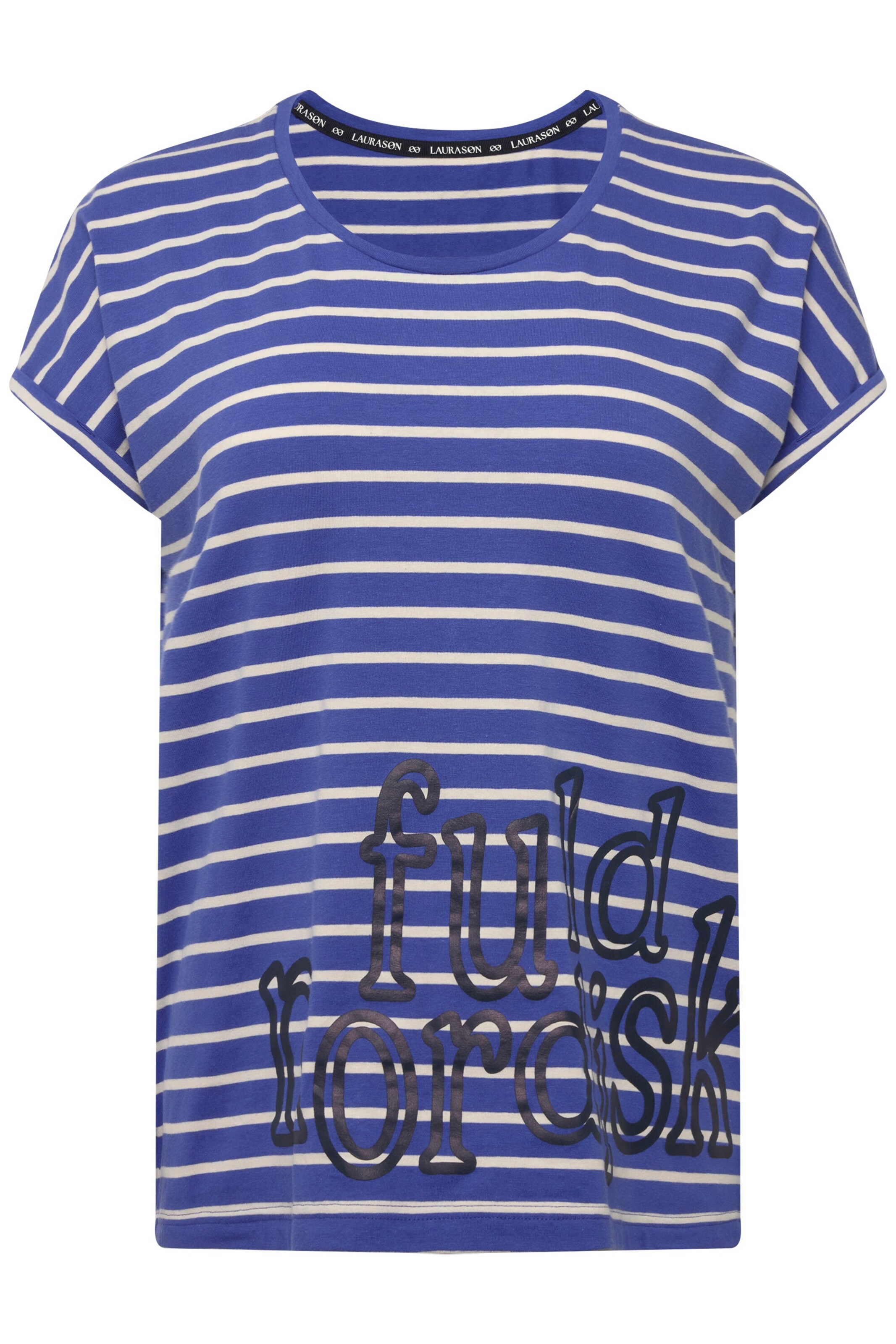 LAURASØN T-Shirt in navy / schwarz / weiß, Produktansicht