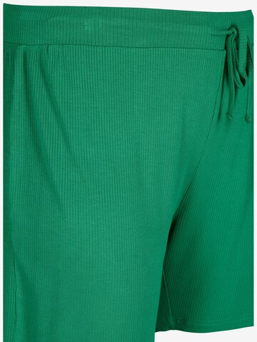 Zizzi Regular Pants 'Carly' in Green