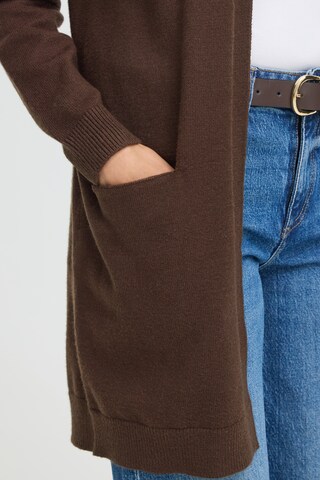 b.young Knit cardigan in Brown