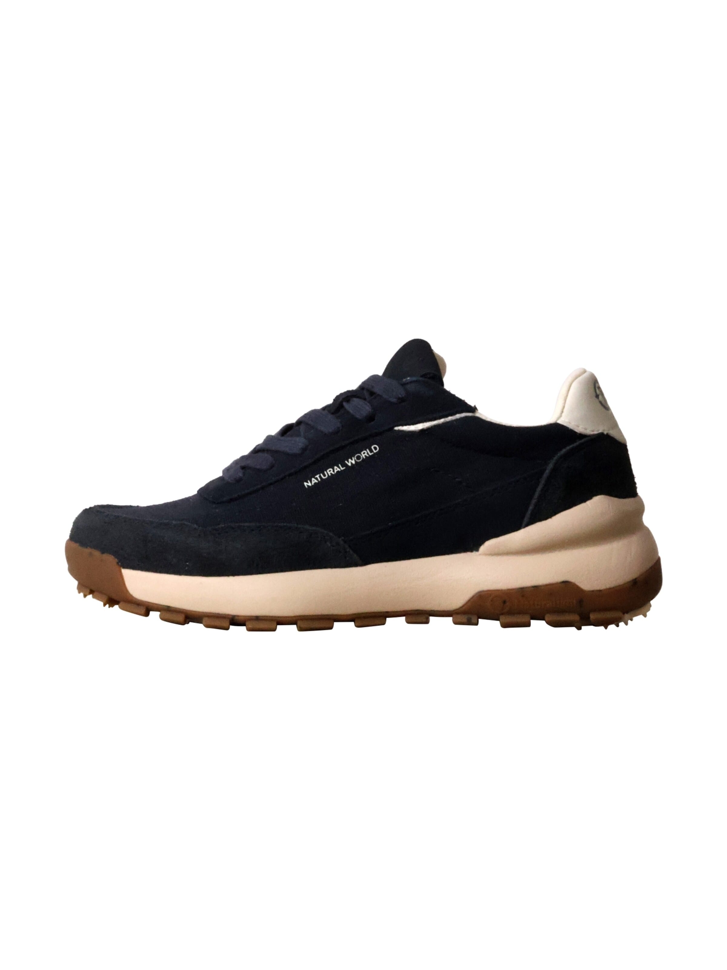 Tamaris Athletic lace-up shoe 'Estellencs-Sneaker aus Leder' in Blue: front