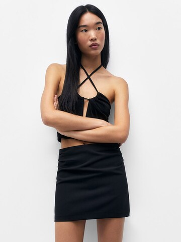 Pull&Bear Skirt in Black: front