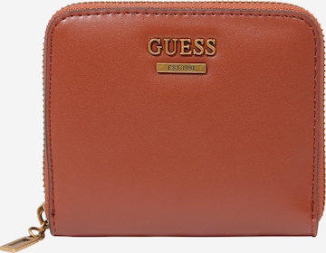 GUESS Wallet 'ZADIE' in Brown: front