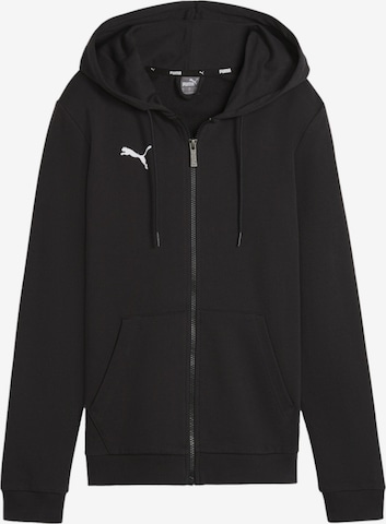 PUMA Athletic Jacket in Black: front