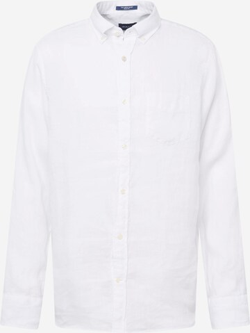 GANT Regular fit Button Up Shirt in White: front