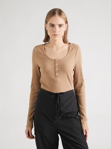 GAP Shirt in Beige: voorkant