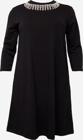 Robe 'NEW GENEVA' ONLY Carmakoma en noir : devant