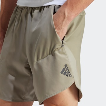 ADIDAS SPORTSWEAR Regular Workout Pants 'Designed for Training' in Beige