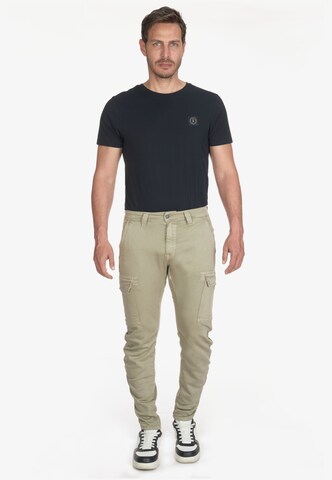 Le Temps Des Cerises Tapered Chino-Hose 'KOGE' in Beige