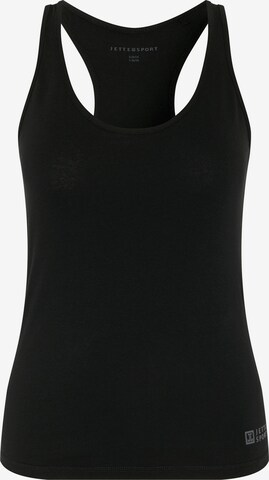 Jette Sport Sports Top in Black: front