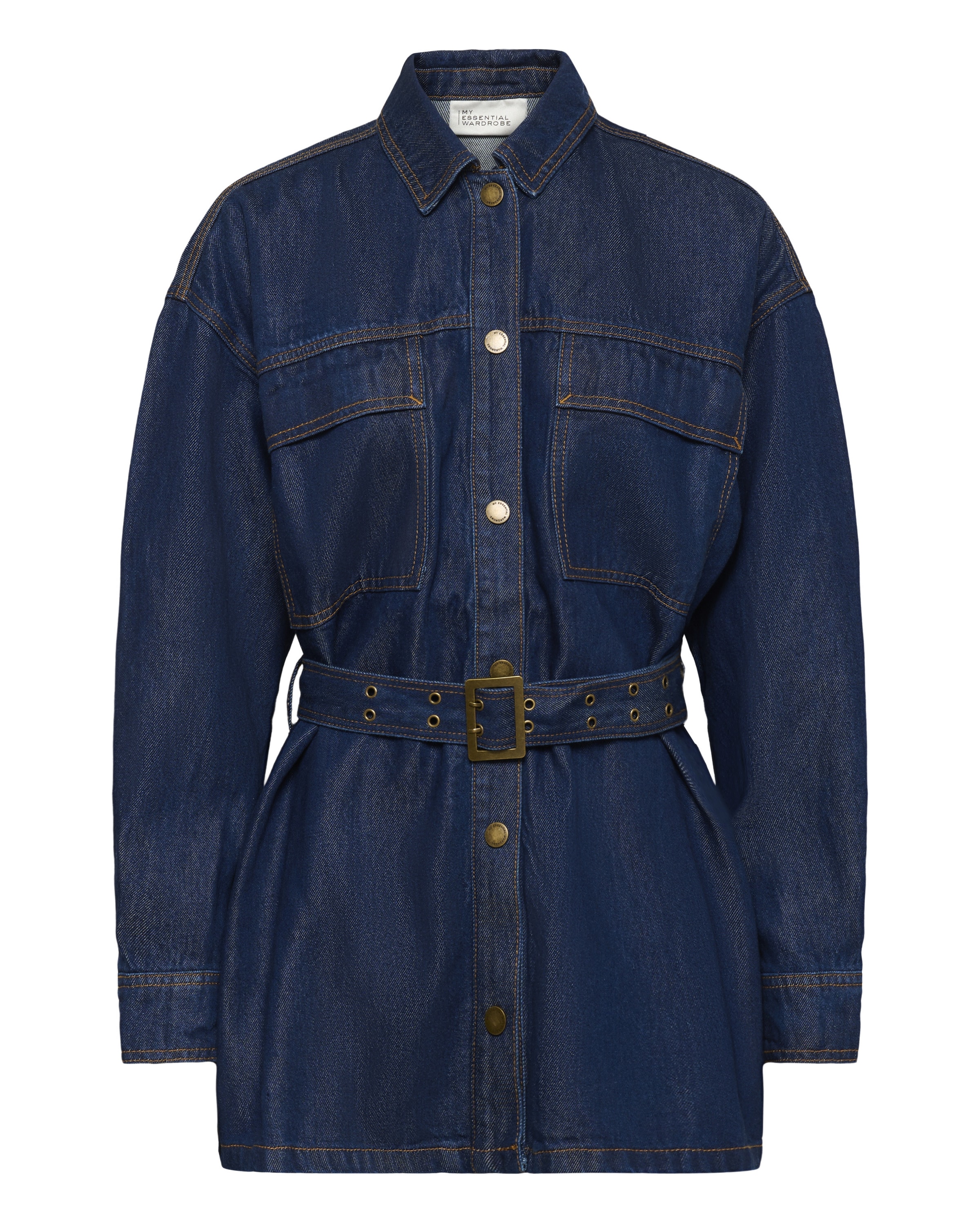 My Essential Wardrobe Veste mi-saison 'Nessie' en bleu foncé, Vue avec produit