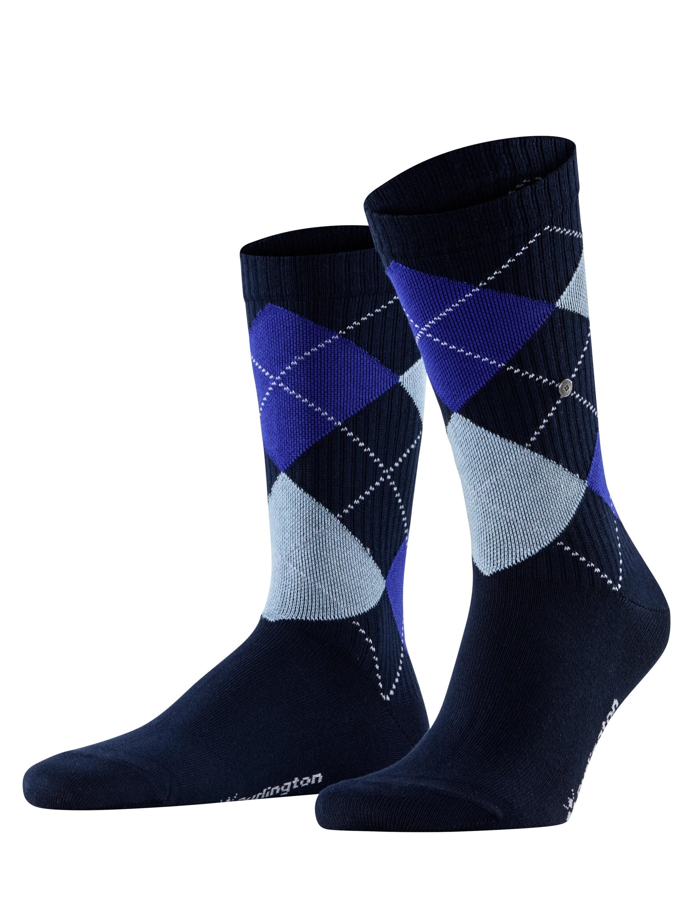 BURLINGTON Socks 'Rib Court' in Blue: front