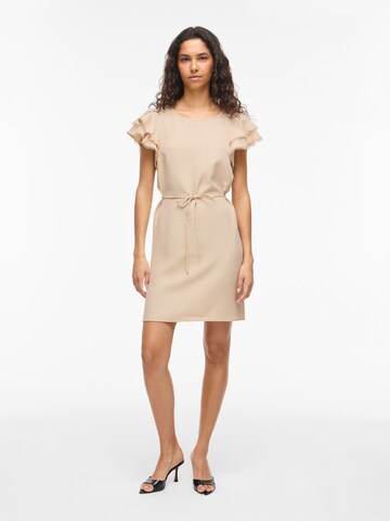 VILA Kleid 'VILuvi' in Beige