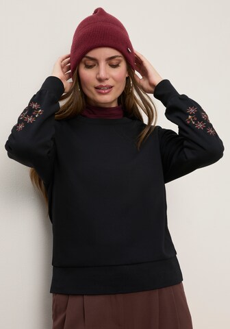 Tamaris Sweatshirt in Black: front
