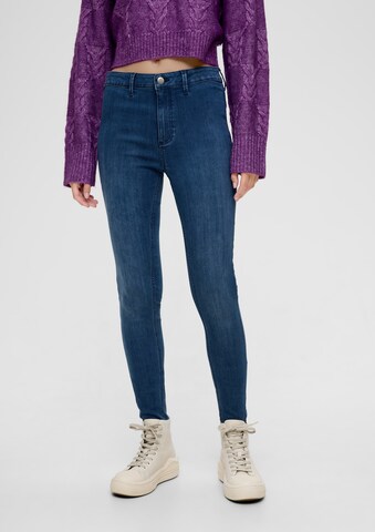 QS Skinny Jeans 'Sadie' i blå: framsida