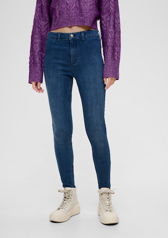 QS Skinny Jeans 'Sadie' in Blauw: voorkant