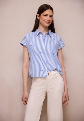 Street One Studio Bluse in Blau: Vorderseite